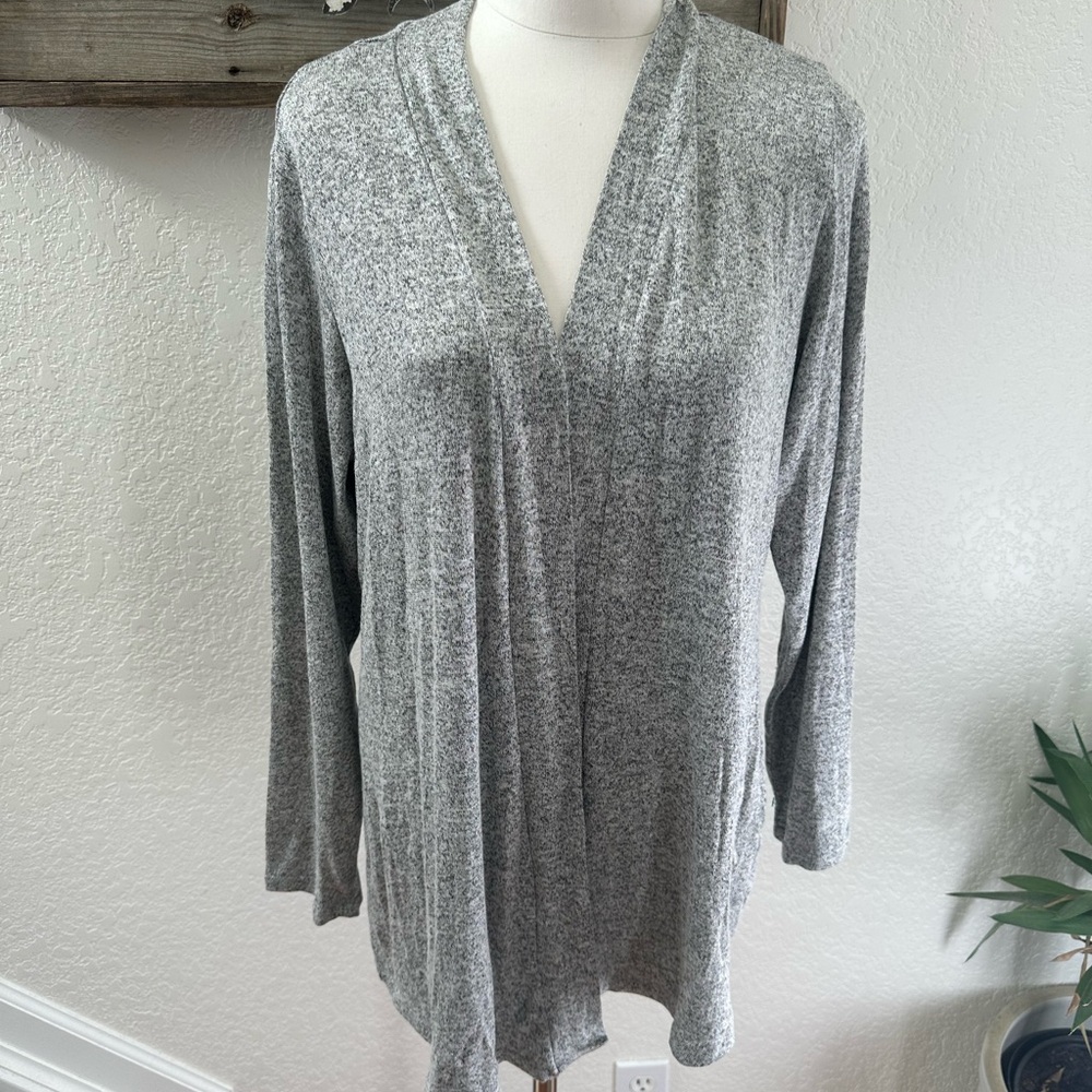 Stitch Fix Market & Spruce Bri knit Heather Gray Cardigan‎ size 1X NWT